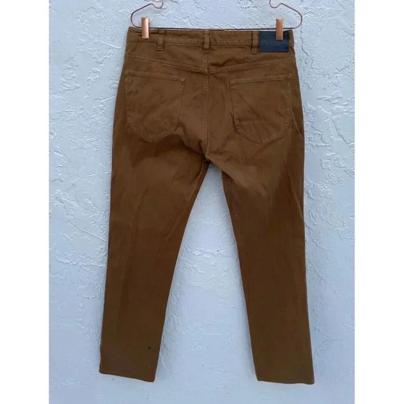 Bonobos Mens Straight Leg Corduroy Slim Pants Brown Sz 32/32 - Picture 3 of 13